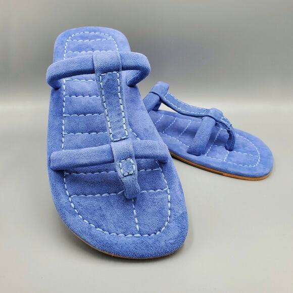 Free People Shoes - Free People Suede Hadden Sandal Size 6 and 6.5 in Lapis Blue